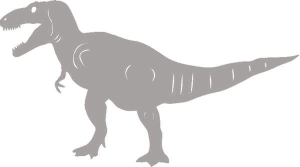 Grøn dinosaur vedhæng med åbent værk