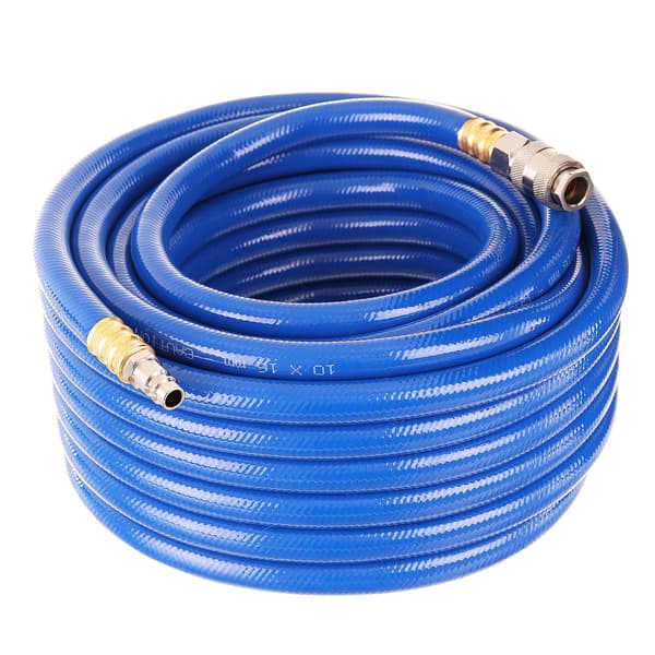 PVC-TRYCKSLANG MED SNABBKOPPLINGAR 20M 10X16MM BLÅ KABEL