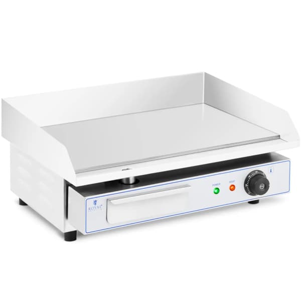 Elgrill, glat grillplade, 550 x 400 mm, 3000 W