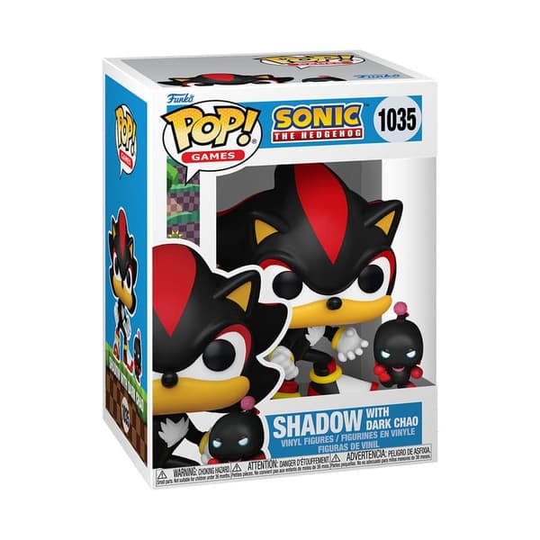 Funko POP Sonic 1035 Shadow med Dark Chao samlarfigur
