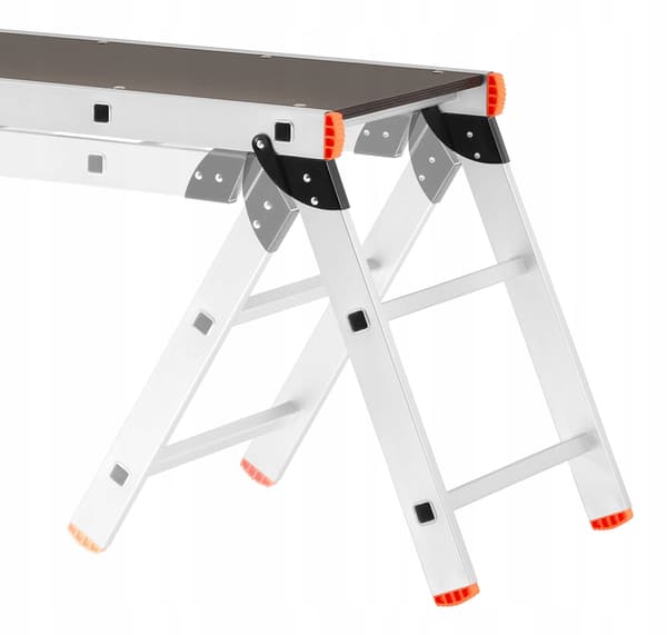 Hopfällbar arbetsplattform i aluminium HIGHER - 2,48 m