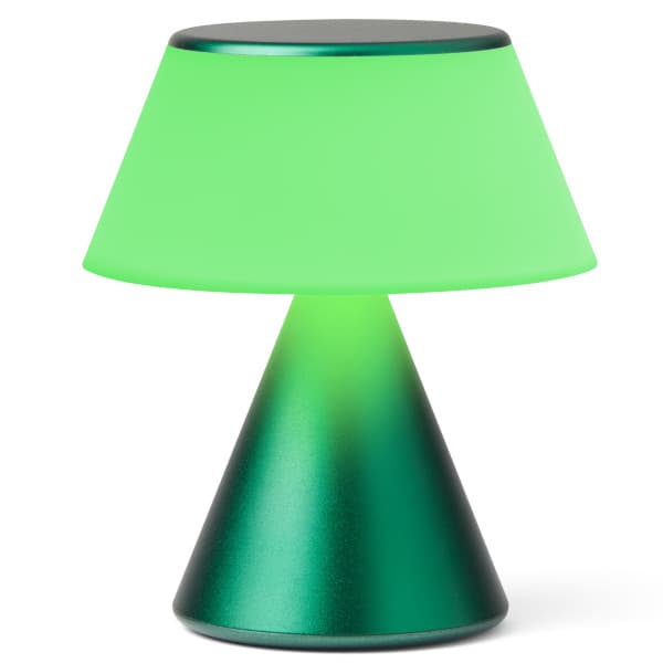 Lexon Luma M LED-lampe, mørkegrøn