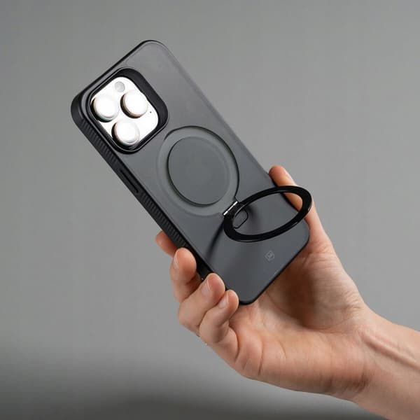 3MK Smoke Case Mag&Stand-etui til Galaxy S25+