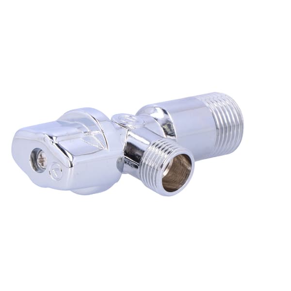 Eco-krominen kulmaventtiili 1/2"-3/8"