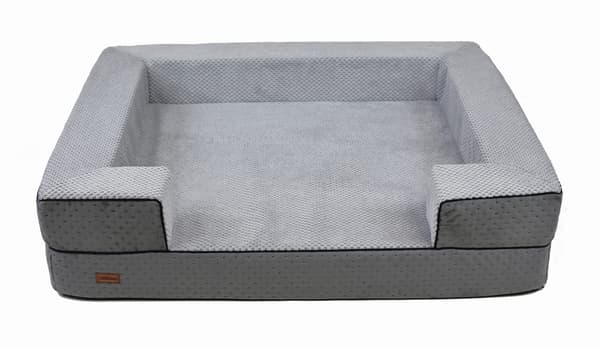 Rex ortopædisk sofa grå L - 85 x 70 x 20 cm
