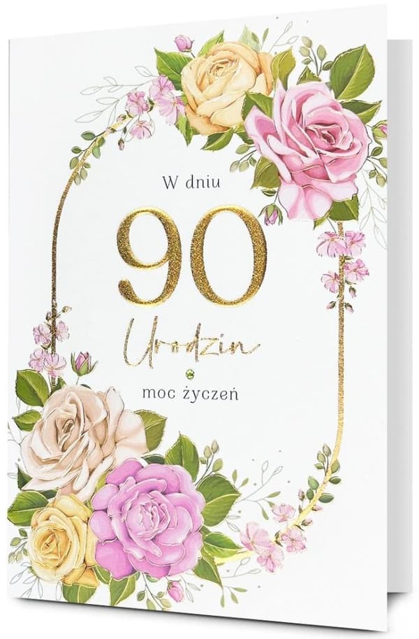 90-års fødselsdagskort