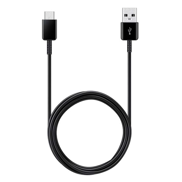 USB-A - USB-C-kabel 1,5 m svart