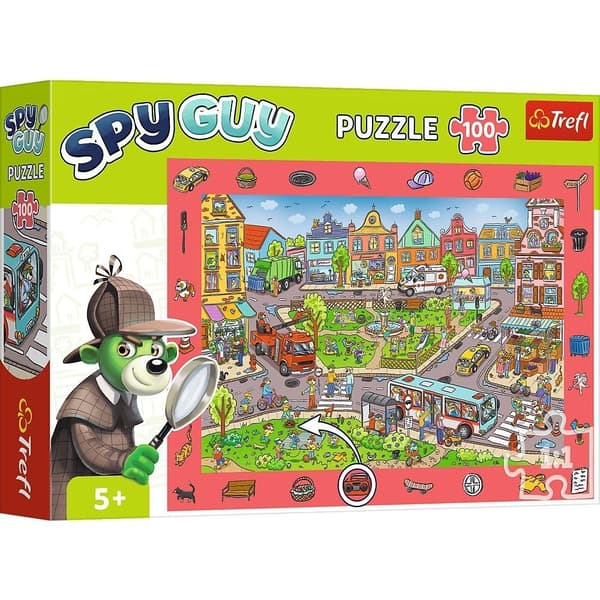 100 observationspussel - Spy Guy City TREFL