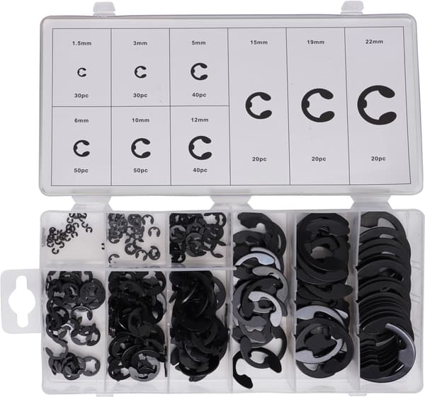 E-clips säkerhetsringar 300 st KD10484