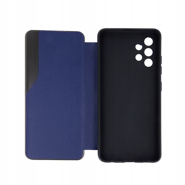 Flip cover til Samsung Galaxy A72 marineblå + 9H GLAS
