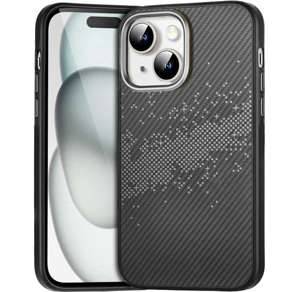 iPhone 15 cover, Mælkevejen, Grå