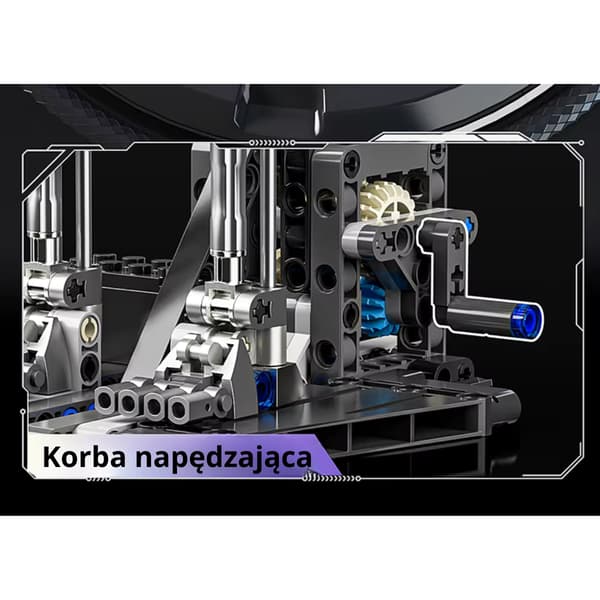 MJI 13091 - Rörlig mekanisk robot Cyborg Technic LED, 692 st.