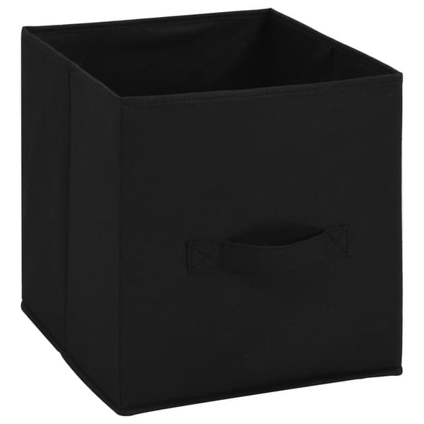 vidaXL Kaappi 4 kangaskorilla musta 63x30x71 cm teräs