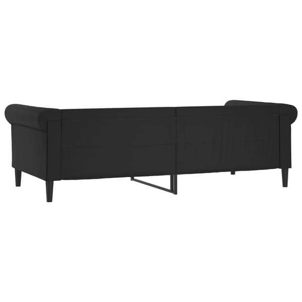 vidaXL sovesofa sort 90x190 cm kunstlæder