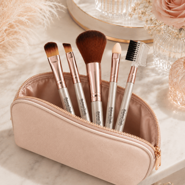 PROFESSIONELT SÆT MED KOSMETISKE MAKEUPPENSLER