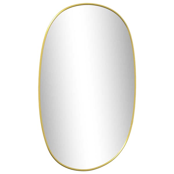 vidaXL Väggspegel, guld, 60x40 cm