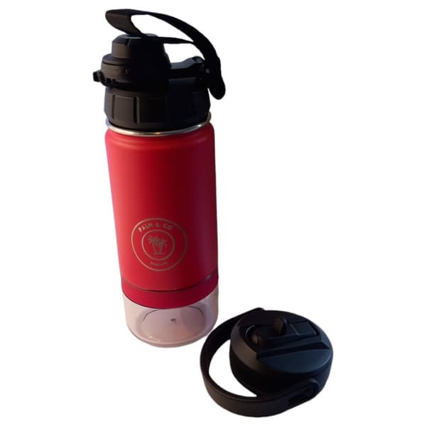Metal Vandflaske 300ml Lyserød