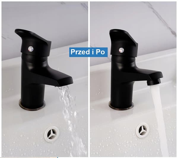 Vattenbesparende kransamler luk EKO 24mm sort