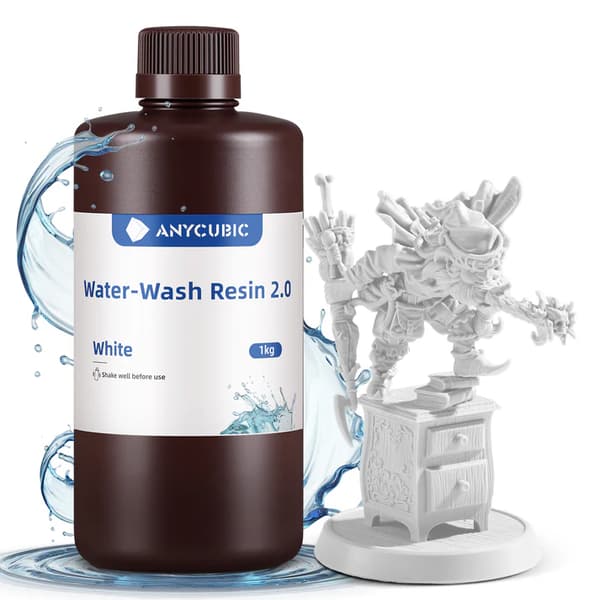 Anycubic Vandvaskbar 2.0 Hvid 1kg