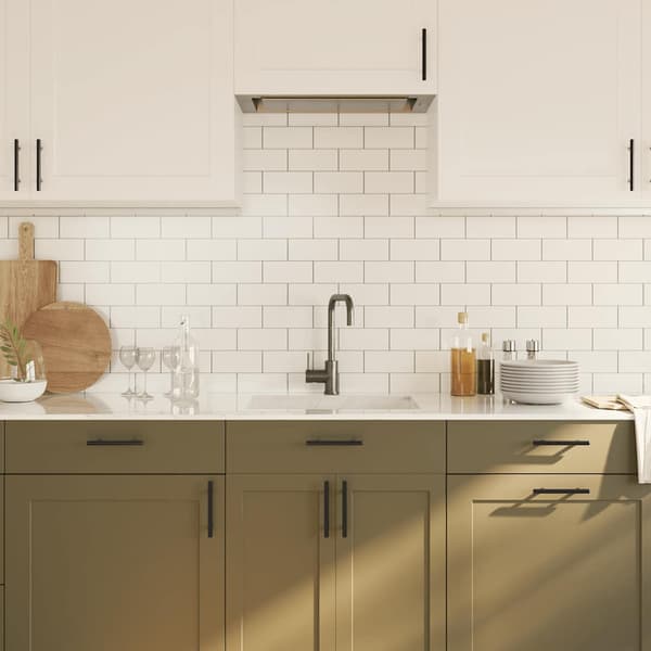 vidaXL skabsgreb 10 stk. sort 96 mm rustfrit stål