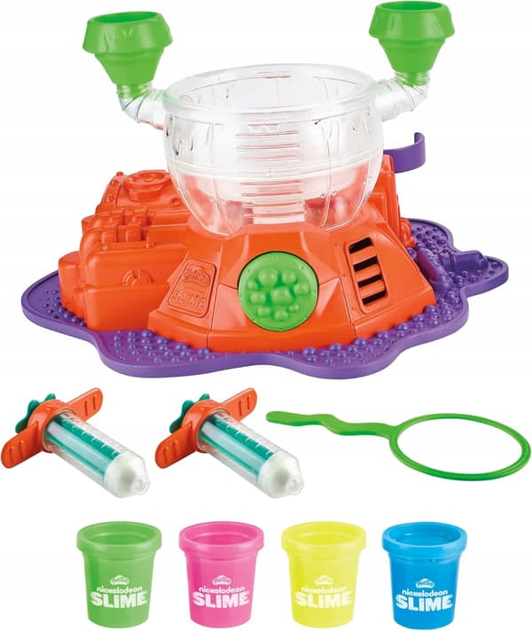 Play-Doh Nickelodeon Slime Bubble Machine Set Hasbro F8784