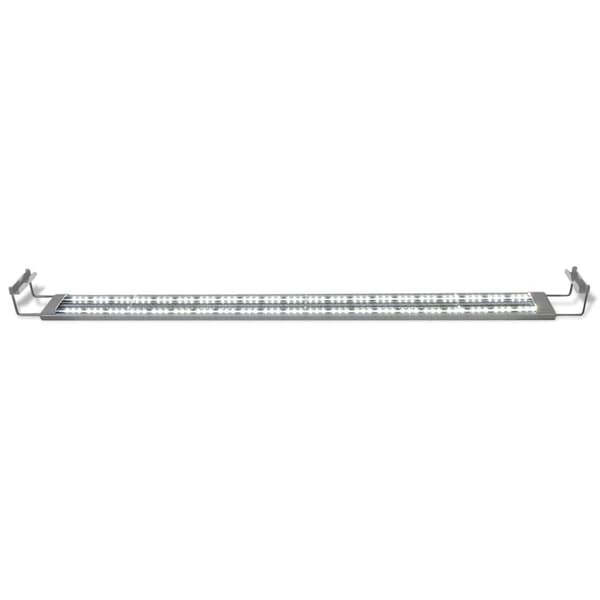 vidaXL LED akvarielampe, IP67, aluminium, 120-130 cm