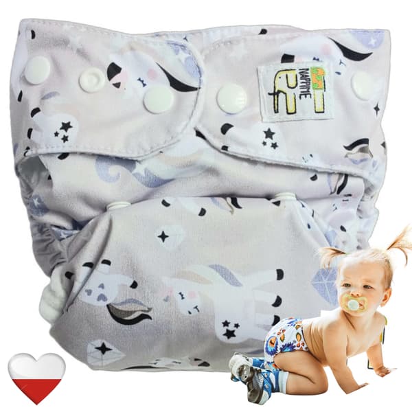 NappiMe MINI POCKET COOLMAX LICORN vaskbare bleer