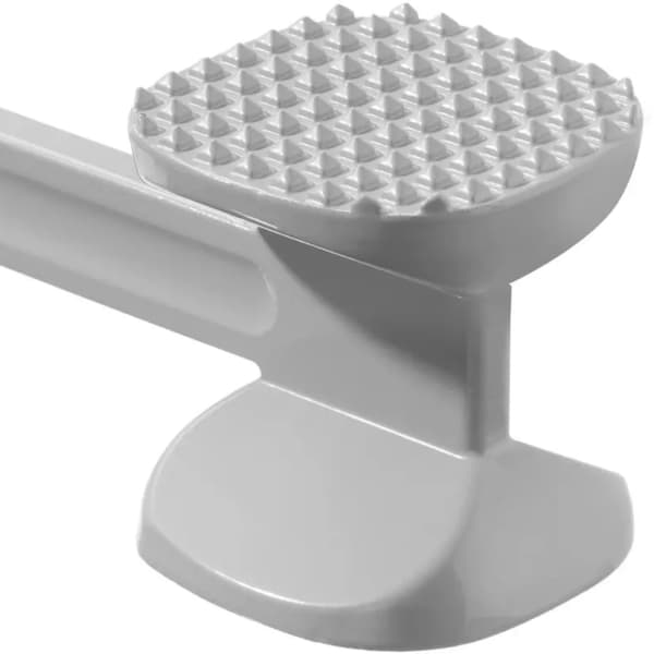 Dobbeltsidet kødmørner XL 300 x 80 x 80 mm - grå