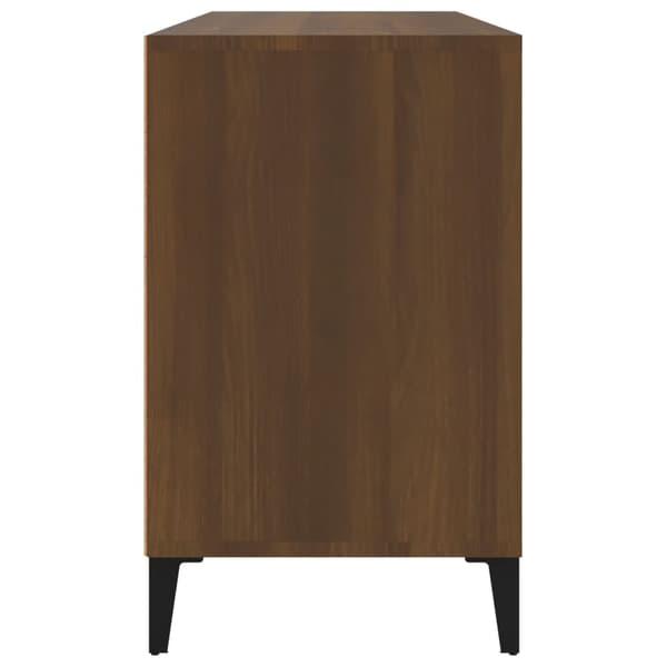 vidaXL skoskab brunt egetræ 102x36x60 cm