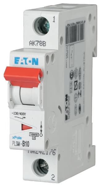 1-polig överströmsbrytare plsm-C10-MW