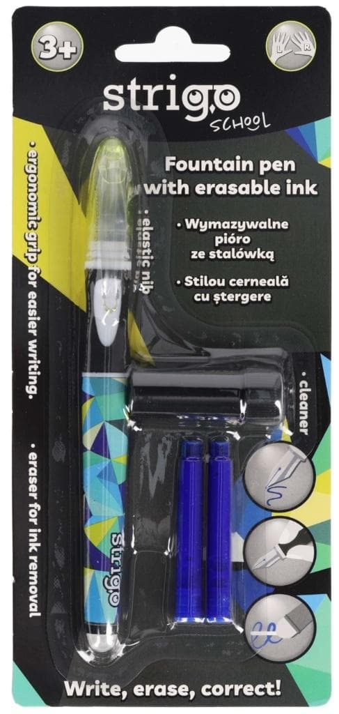 Raderbar reservoarpenna med geometrisk STRIGO-spets