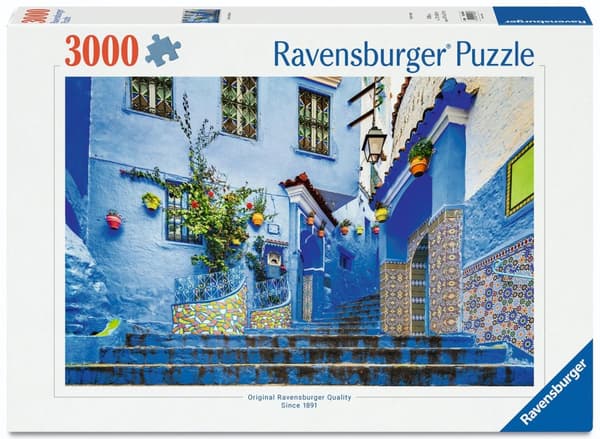 Puzzle 3000 Marokko sinisenä