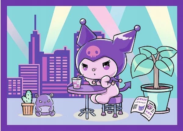 4-i-1 PUSLESPILSDAG KUROMI HELLO KITTY 34676
