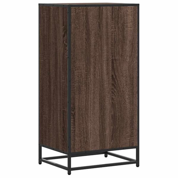 vidaXL skoskab brunt egetræ 48x38x97,5 cm
