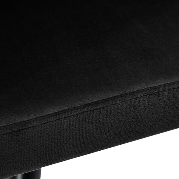 ASTON VELVET sort vævet fløjlsstol