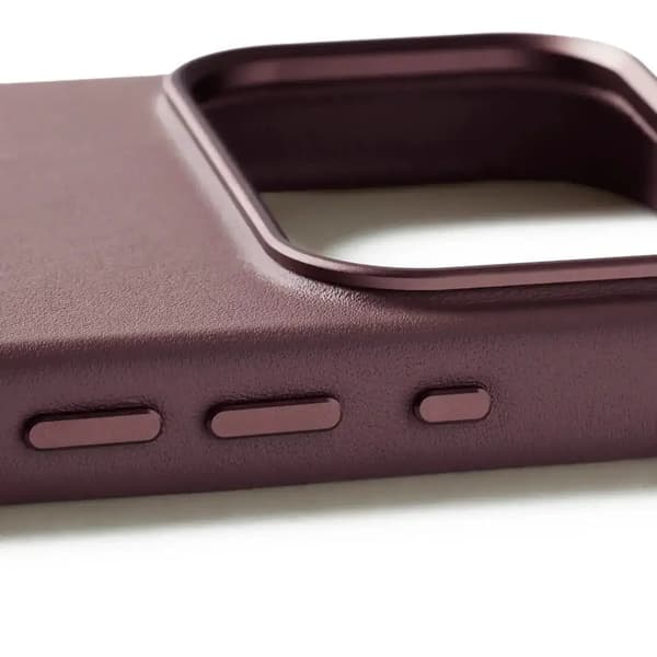 Mujjo - Heltäckande läderfodral för iPhone 17 / Air / Pro / Pro Max - Läderfodral för iPhone iPhone 17 Pro Max / Basalt