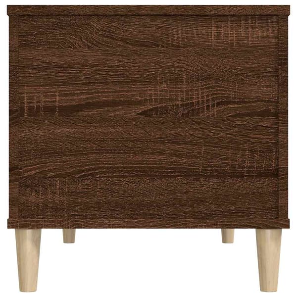 vidaXL sofabord brunt egetræ 90x44,5x45 cm