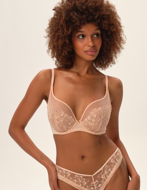 Oleksa pehmeä rintaliivi - nude 65F