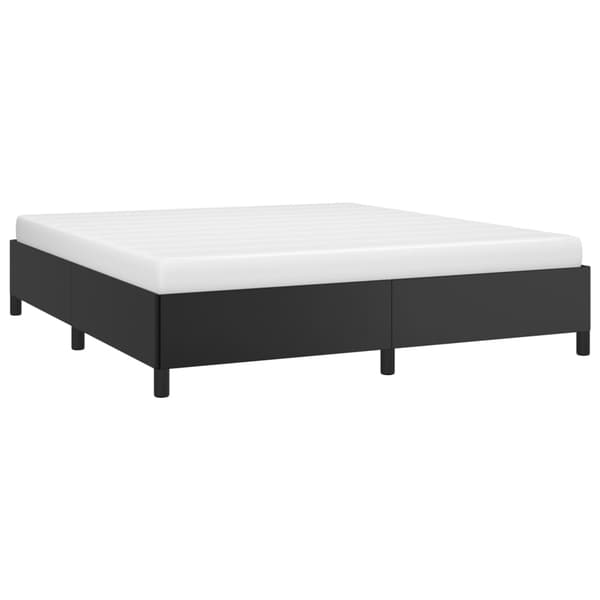 vidaXL sengestel sort 160x200 cm kunstlæder