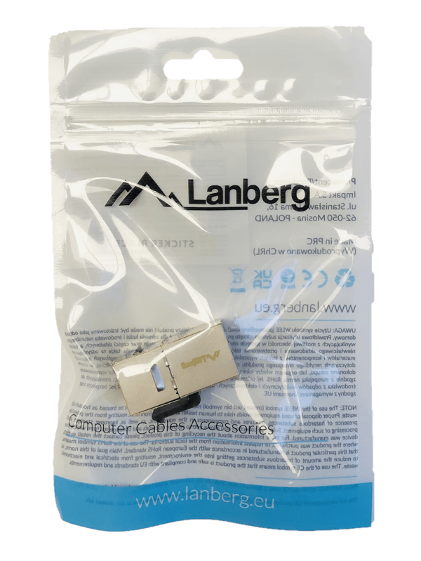 Keystone-modulstik, 2 RJ45 Cat.6 cylindriske stik, FTP-netværksforbindelse