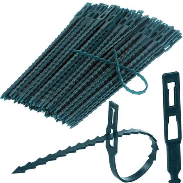 VÄXTKLIPS ÅTERANVÄNDBARA PLASTKLIPS 17 CM 100 ST.