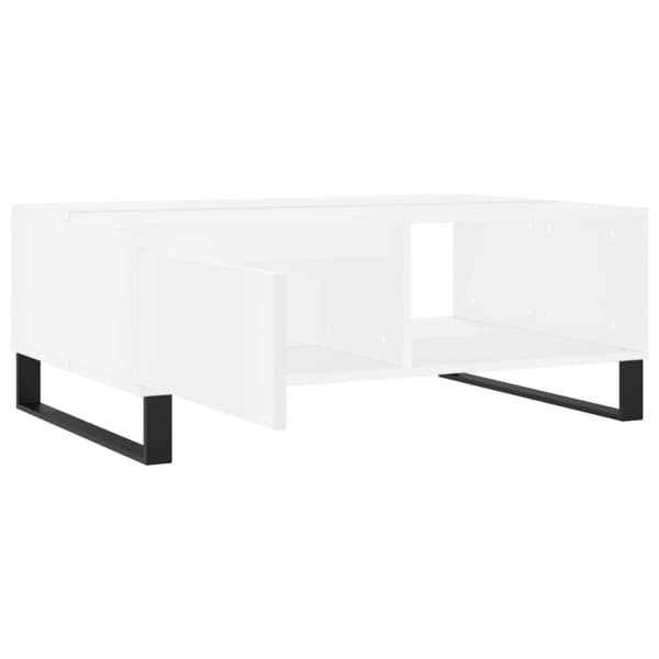 vidaXL Soffbord, Vitt, 90x60x35 cm, Träbaserat material