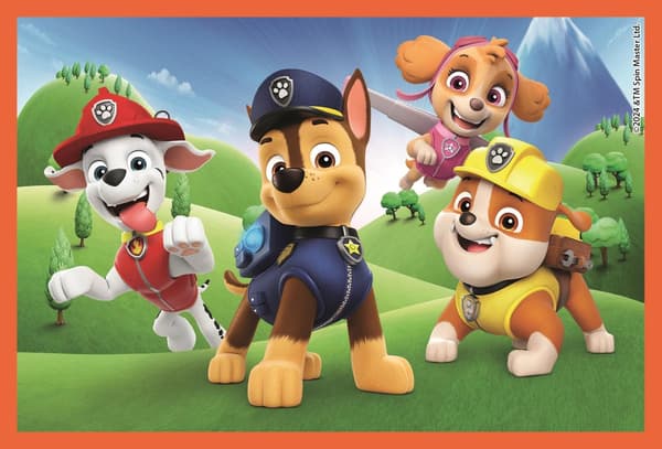 6-delte 3D-klodser. Paw Patrol