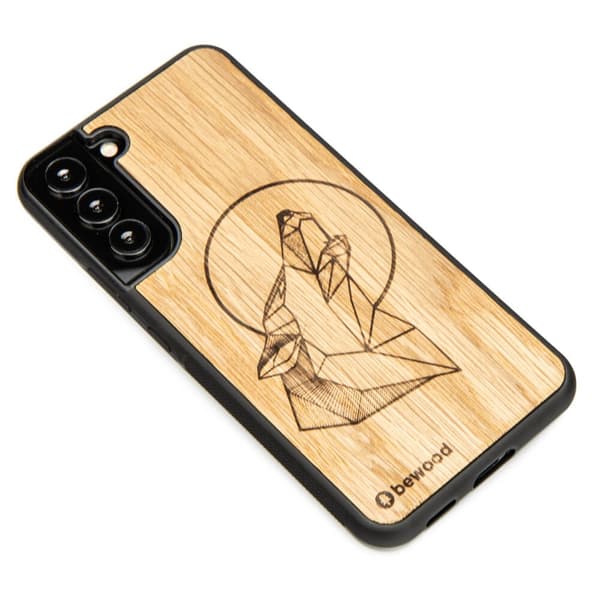 Træcover til Samsung Galaxy S22 Plus WOLF OAK