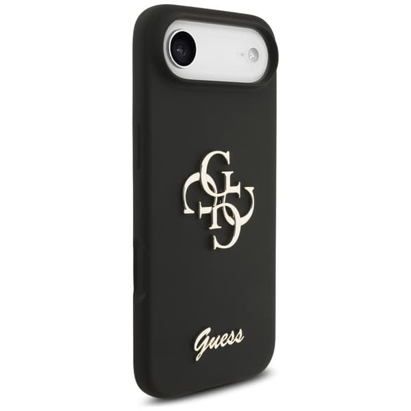 Guess Silikon Big 4G Script-skal till iPhone Air, svart