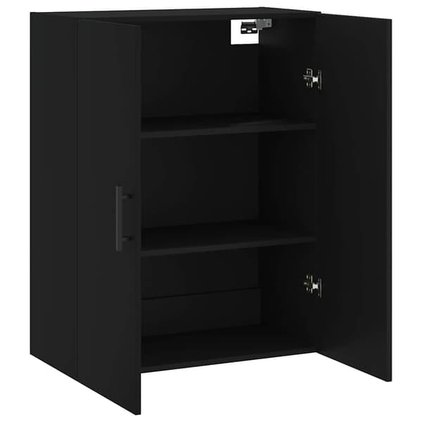 vidaXL vægskab sort 69,5x34x90 cm