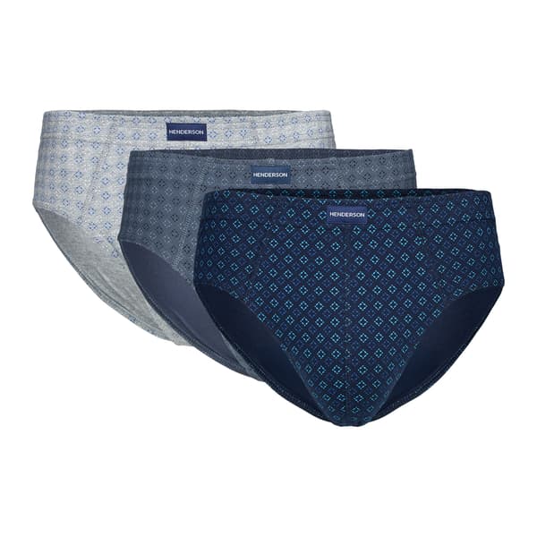 Henderson Classic 3-pack trosor | grå, marinblå 2XL