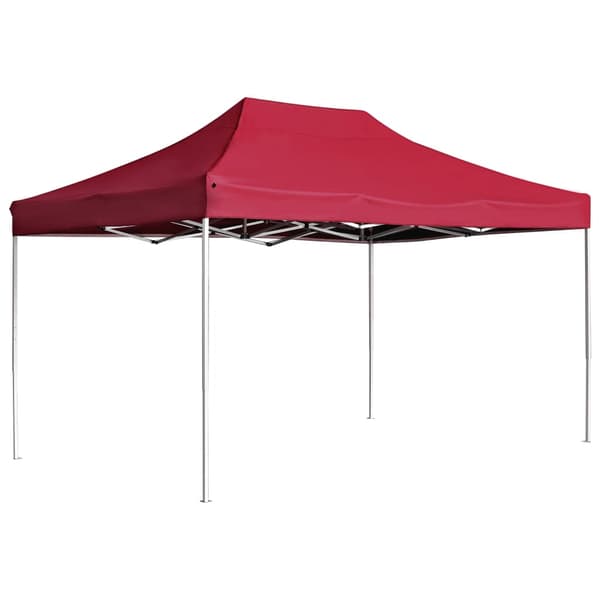 vidaXL professionelt foldbart festtelt 4,5 x 3 m rød
