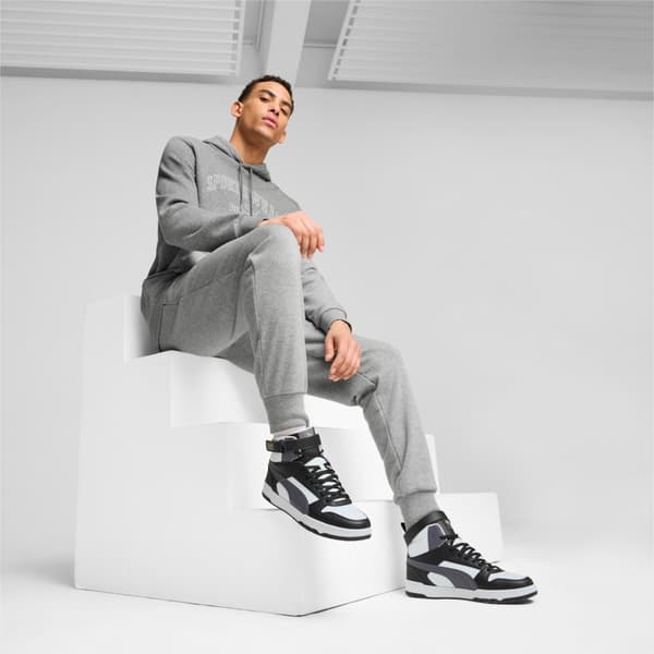 Puma RBD Game høje læder sneakers sort størrelse 44