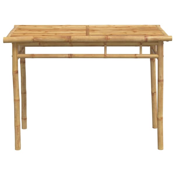vidaXL Trädgårdsmatbord 110x55x75 cm bambu
